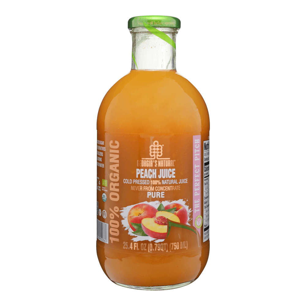 Organic Juice Exclusive Pure Peach – 25.36 fl oz (750.0ml)